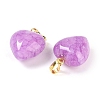 Dyed Natural Jade Pendants G-J386-H14-G-2