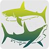 Large Plastic Reusable Drawing Painting Stencils Templates DIY-WH0202-212-1