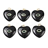 Natural Obsidian Pendants G-Z134-04F-1
