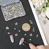 Star Alloy Rhinestone Cabochons MRMJ-CP0001-43E-3