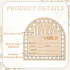 2Pcs 2 Colors Wooden Baby Photo Props DJEW-CP0001-32-6