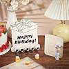 Happy Birthday Laser Cut Wooden Money Holder Display Stands AJEW-FG0004-31-5