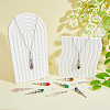 10Pcs 10 Styles Natural & Synthetic Mixed Gemstone Big Pendants FIND-FH0006-02-5