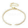 2.5MM Brass Pave Clear Cubic Zirconia Tennis Bracelet Making MAK-K024-21G-1