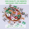 10Pcs 5 Styles Cattle Food Grade Eco-Friendly Silicone Beads SIL-SZ0001-69-5