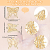 10Pcs Brass Micro Pave Cubic Zirconia Pendants KK-BBC0016-79-2