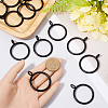 30Pcs Iron Curtain Rings with Eyelet IFIN-SP0001-16A-3