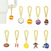 9Pcs 9 Styles Ball Game PVC Plastic Cup Charms HJEW-CJ0001-18-1