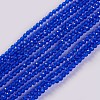 Glass Beads Strands EGLA-E057-02B-06-1
