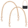   2Pcs Alloy Curb Chain Bag Strap FIND-PH0009-35-1