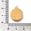 304 Stainless Steel Pendants STAS-C119-11G-3