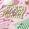 48Pcs 12 Colors Lantern Food Grade Eco-Friendly Silicone Beads SIL-TA0002-05-5