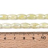 Anti-Tarnish Electroplate Glass Beads Strands EGLA-Q130-02A-07-4
