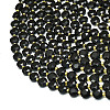 Natural Black Obsidian Beads Strands G-C116-A48-02-3