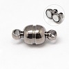 Round Brass Magnetic Clasps with Loops LS-KK-D331-B-1