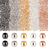 1000Pcs 5 Colors Rack Plating Brass Beads KK-PH0005-33A-1