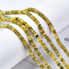 Natural Yellow Turquoise(Jasper) Beads Strands G-S366-108-4