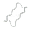 Zinc Alloy Wavy Bookmarks PALLOY-17-AS-FF-1-2