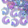 Ion Plating(IP) 201 Stainless Steel Kitten Pendants STAS-R102-02-1