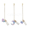 Resin Heart/Moon/Star Cup Charms HJEW-JM02071-3