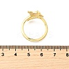 Brass Cuff Rings for Women RJEW-F184-08A-G-5
