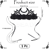 Felt Cloth and Alloy Headwear Crown OHAR-WH20020-01B-2