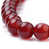 Natural Carnelian Beads Strands G-S259-32-14mm-3