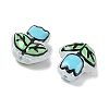 Transparent Glass Enamel Beads LAMP-C023-01A-3