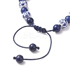 2Pcs 201 Stainless Steel Link Bracelets BJEW-JB12937-5