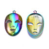 Rainbow Color Alloy Pendants PALLOY-N156-194-NR-3