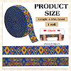 Rhombus Pattern Ethnic Style Polyester Ribbons OCOR-BC0009-21A-2