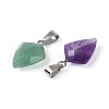 Natural & Synthetic Mixed Stone Pendants G-N349-18P-2