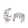 Non-Tarnish 304 Stainless Steel Stud Earrings for Women STAS-A057-13P-2
