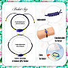 4Pcs 4 Colors Porcelain Tortoise Braided Bead Bracelets Set BJEW-TA0001-17-3