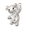Brass Micro Pave Cubic Zirconia Pendants KK-U061-24P-1