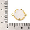 Rack Plating Brass Micro Pave Clear Cubic Zirconia Religion Connector Charms X-KK-L220-003G-01-3
