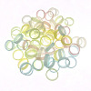 50Pcs 5 Colros Luminous Silicone Anti-Skid Ring SIL-GO0001-23-5