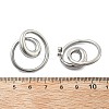 304 Stainless Steel Stud Earrings EJEW-D319-02P-5