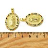 Brass Micro Pave Colorful Cubic Zirconia Pendants KK-H472-51B-G-3