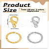 Zinc Alloy Lobster Claw Clasps FIND-LP0003-59-2