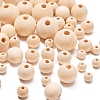 DIY Round Wood Beads Jewelry Making Kit DIY-YW0005-01-4