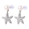Natural Pearl Stud Earrings PEAR-N020-05T-3