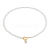 1Pc Brass Clear Cubic Zirconia Letter Pendant Necklaces NJEW-LP0001-32D-1