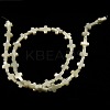 Natural White Mother of Pearl Shell Cross Beads Strands X-SSHEL-F0812C-2