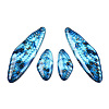 Transparent Resin Wing Earrings Pendants FIND-TAC0006-58B-1