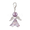 Angel Acrylic & Glass Pearl Pendant Decoration X1-HJEW-JM02364-01-4