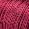 Round Nylon Satin Rattail Cord LS-NWIR-WH0009-15A-04-3
