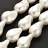 Electroplate Porcelain Beads Strands BSHE-C009-04A-2