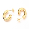 201 Stainless Steel Half Hoop Earrings EJEW-C501-16G-C-2