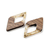 Walnut Wood Pendants FIND-Z050-02I-2